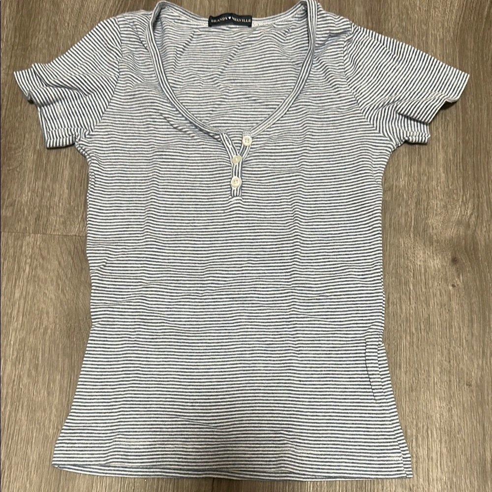 Brandy Melville striped Zelly top